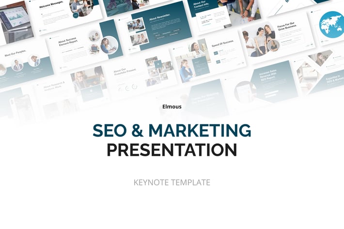 SEO & Digital Marketing Keynote Template Presentat