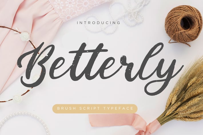 Betterly Brush Business Font
