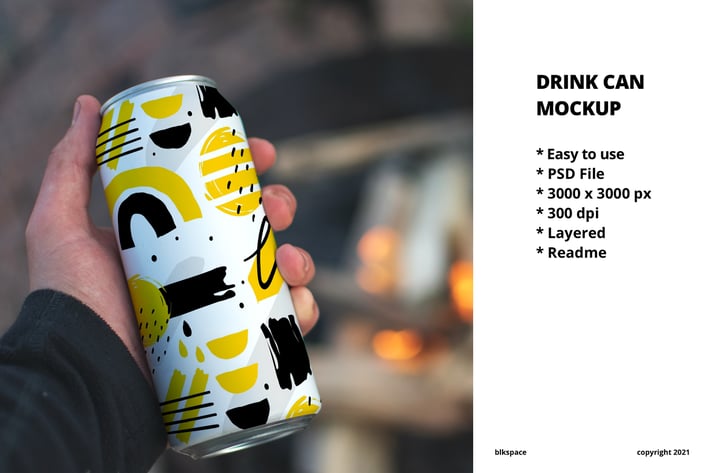 Drink Can Mockup