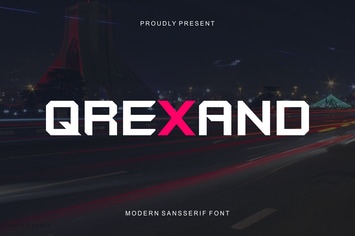 Qrexand - Modern Sans Font