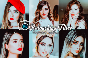 Retouching Filters Photoshop Actions