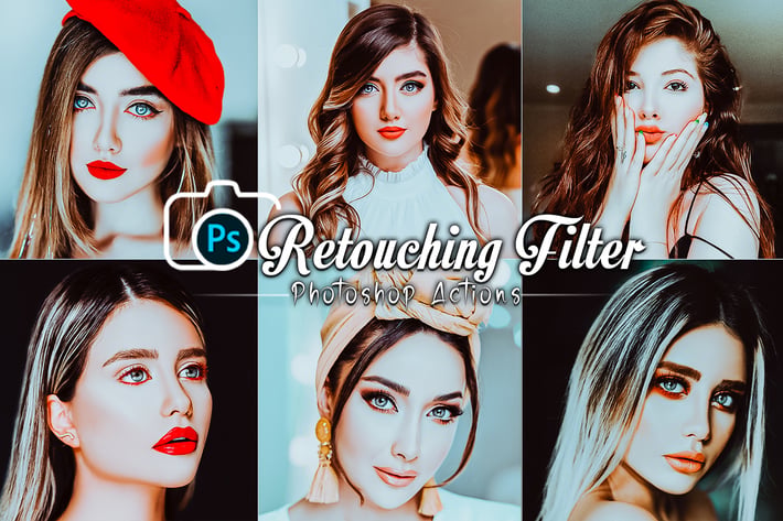Retouching Filters Photoshop Actions