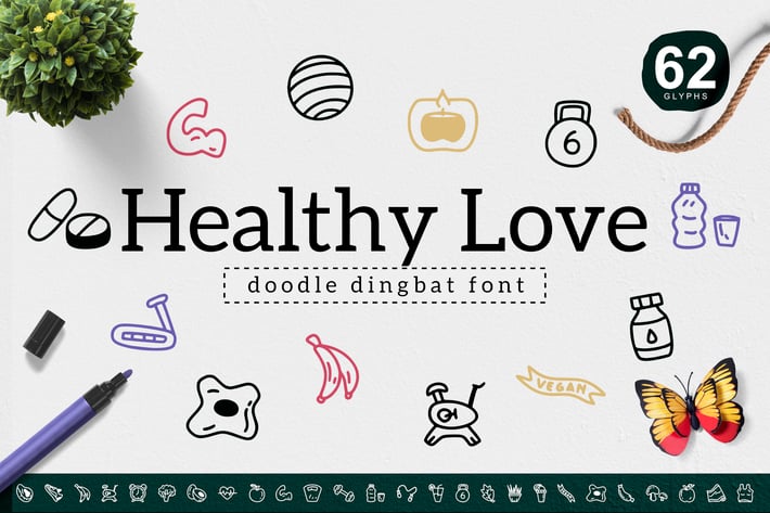 Healthy Love Dingbat