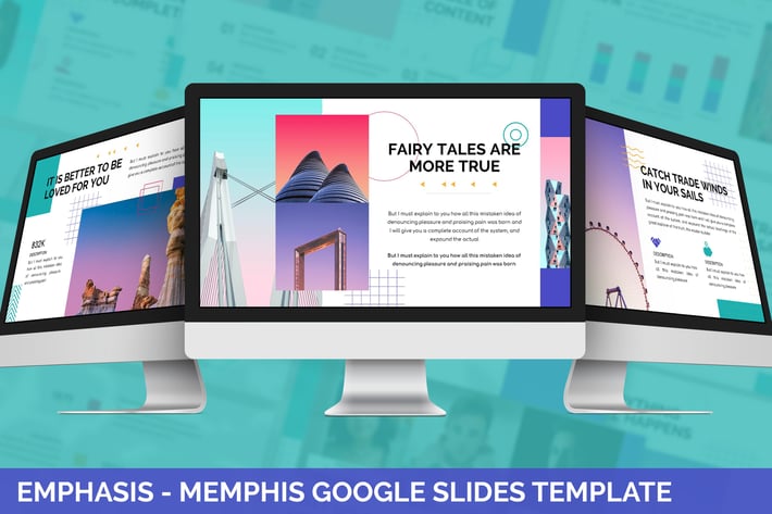 Emphasis - Memphis Google Slides Template