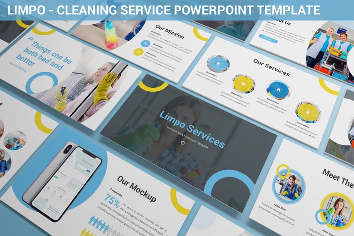 Limpo - Cleaning Service Powerpoint Template