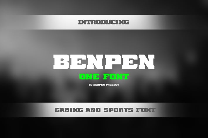 Benpen One Font