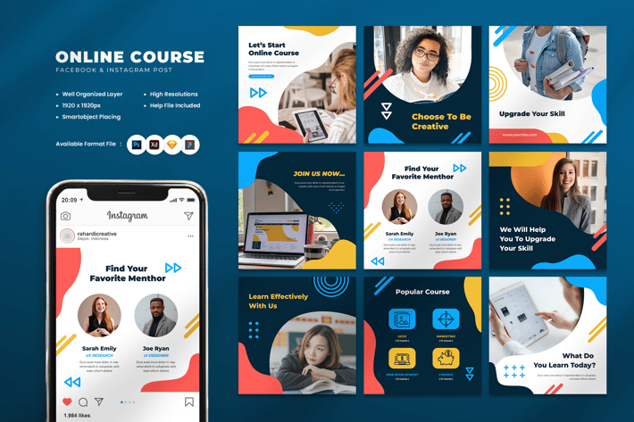 Online Course Instagram Post