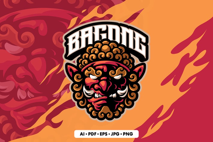 Bagong Mascot Logo template