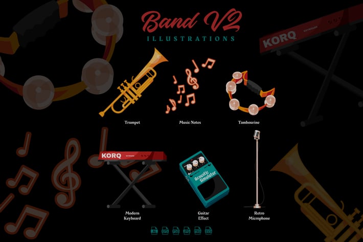 Band V2 - Illustrations