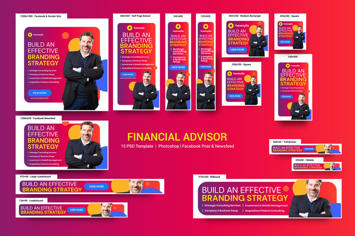 Financial Advisor Banners Ad