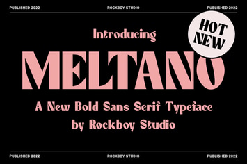 Meltano - Bold Sans Serif