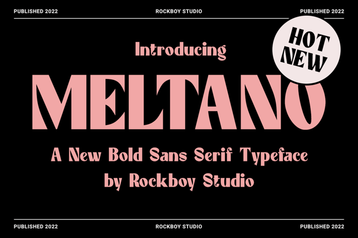 Meltano - Bold Sans Serif