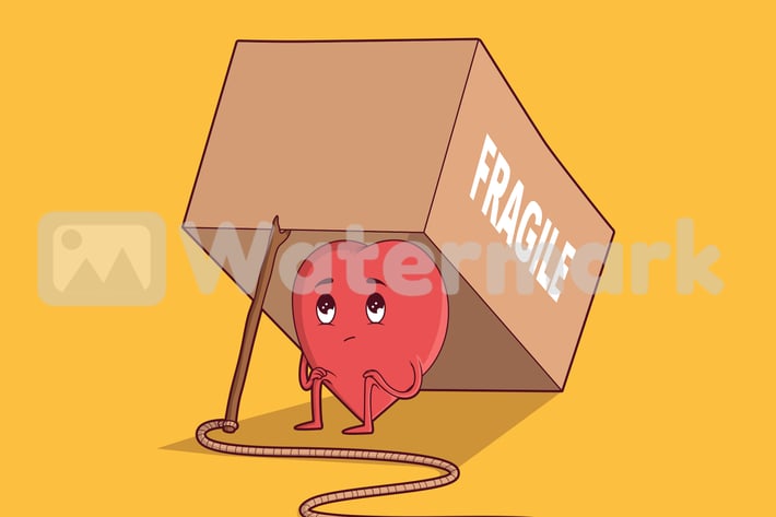 Heart in a trap
