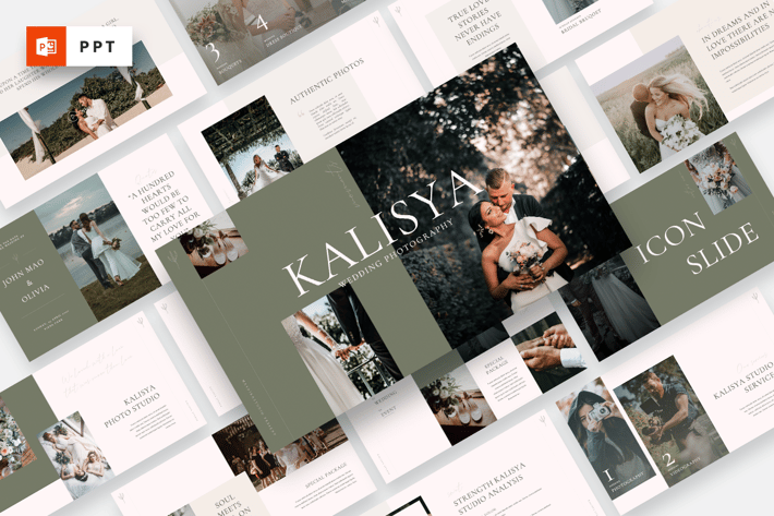 Kalisya - Wedding Photography Powerpoint Template