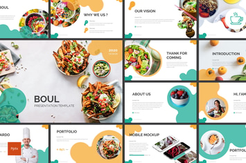 Boul - Food Powerpoint Template