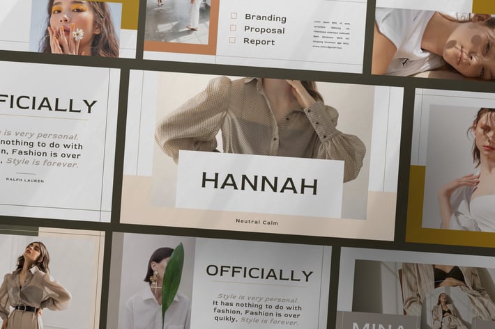 Hannah Brand Presentation Template
