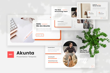 Akunta - Accounting PowerPoint Template