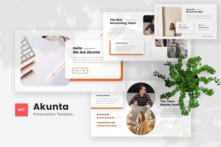 Akunta - Accounting PowerPoint Template