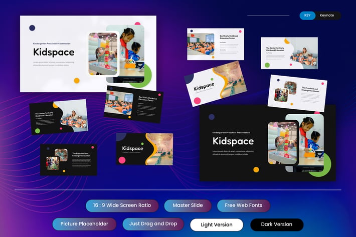 Kidspace - Kindergarten Preschool Keynote