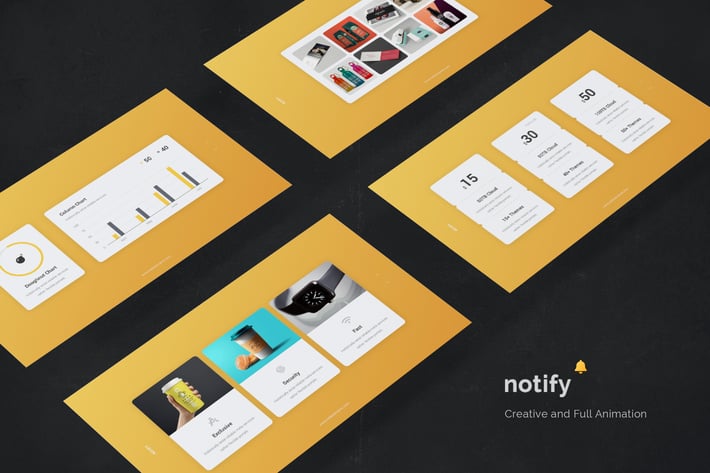 NOTIFY Animated & Creative Template (Keynote)