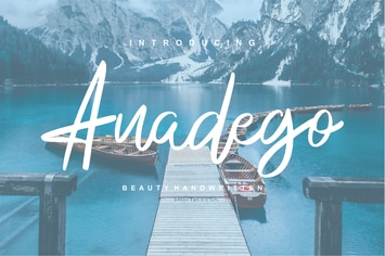 Anadego | Beauty Handwritten Script