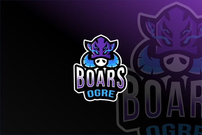 Boars Ogre Esport Logo Template