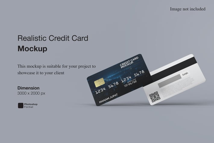 Realistic Credit Card Mockup