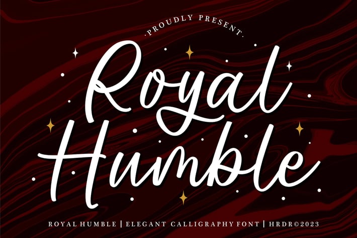 Royal Humble - Elegant Calligraphy Font