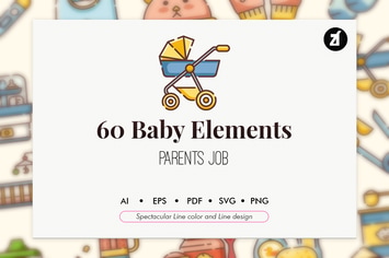 60 Baby elements