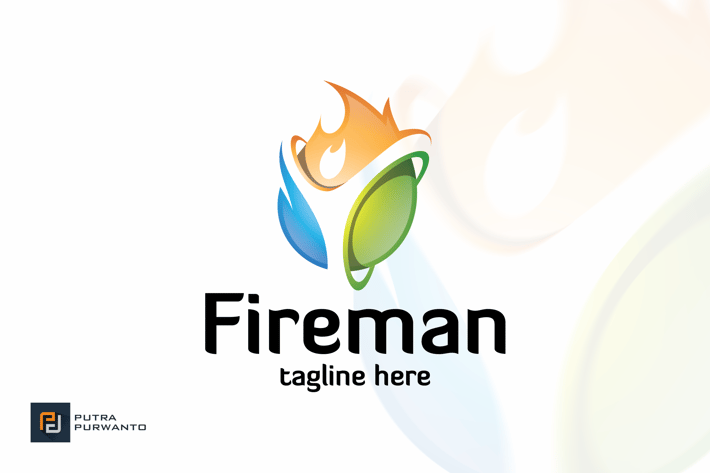 Fireman - Logo Template