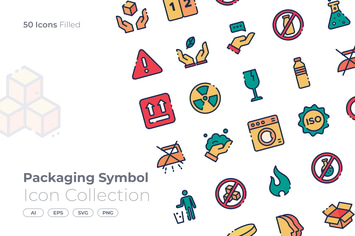 Packaging Symbol Filled Icon