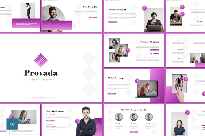 Provada - Creative Slide Work Keynote