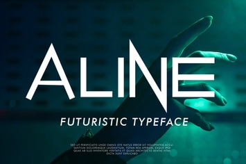 Aline - Future Display Font