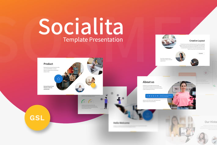 Socialita - Google Slides Template