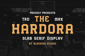 Hardora - Slab Serif Display Typeface