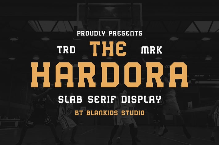 Hardora - Slab Serif Display Typeface