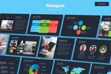 MARQUEE -  Business Pitch Keynote Template