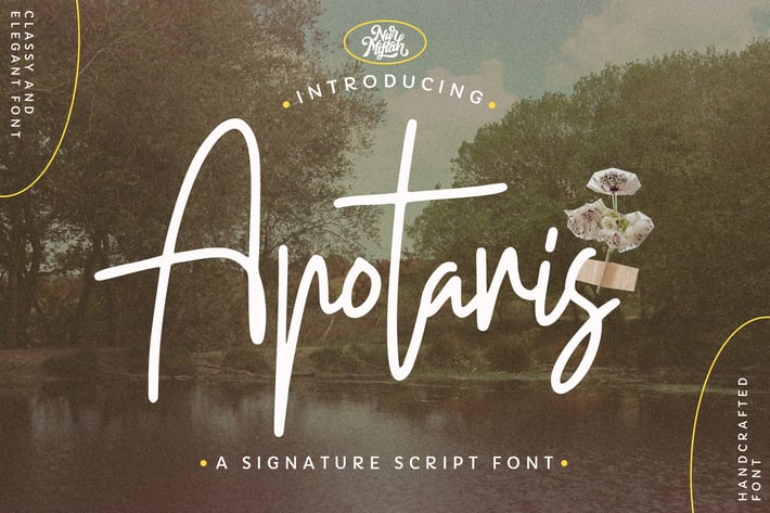 Apotaris - Handwritten Font