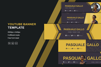 Modern Youtube Banner Template