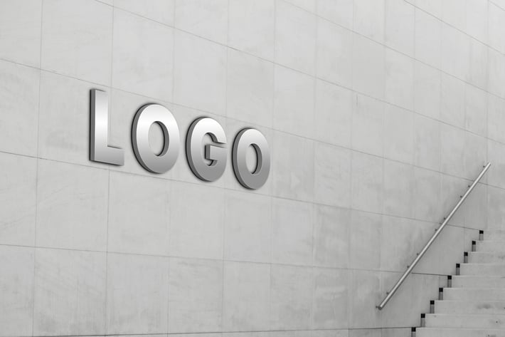 Wall Logo Mock Up