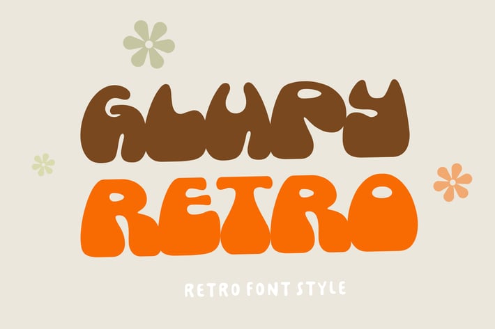 Glupy Retro Font