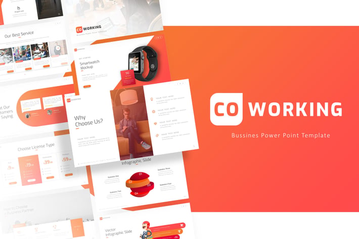 Coworking - Professional Powerpoint Template