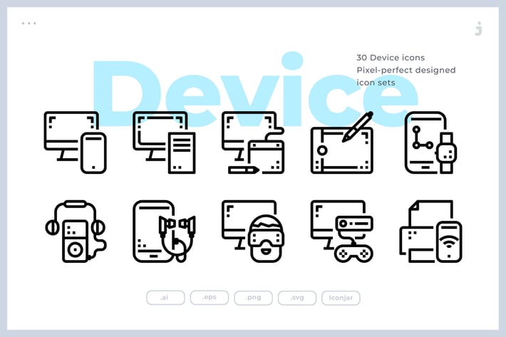 30 Device and Technology Icons