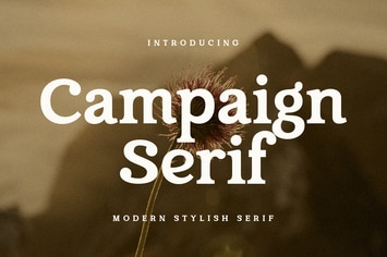 Campaign Serif - Modern Stylish Font