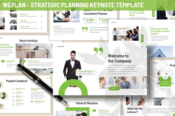 Weplan - Strategic Planning Keynote Template