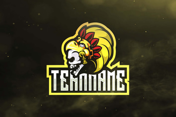 indiana Skull Sport and Esports Logos