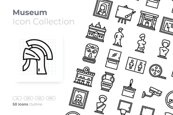 Museum Outline Icon