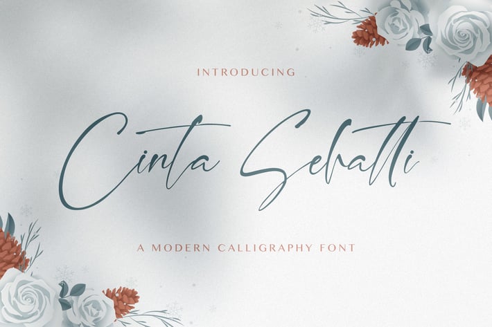 Cinta Sehatti - Calligraphy Font