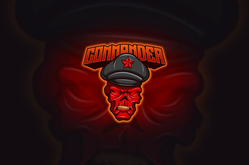 Skull Commander - Mascot & Esport Logo
