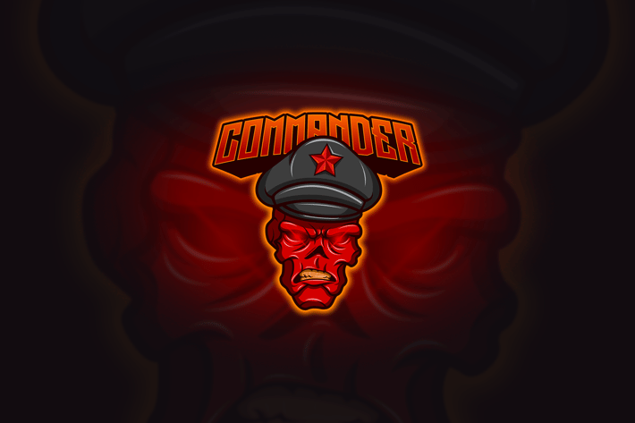 Skull Commander - Mascot & Esport Logo